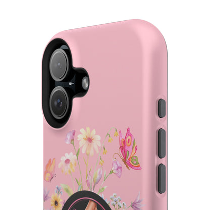 Pink Floral Rachel’s Spa Magnetic Impact-Resistant Case
