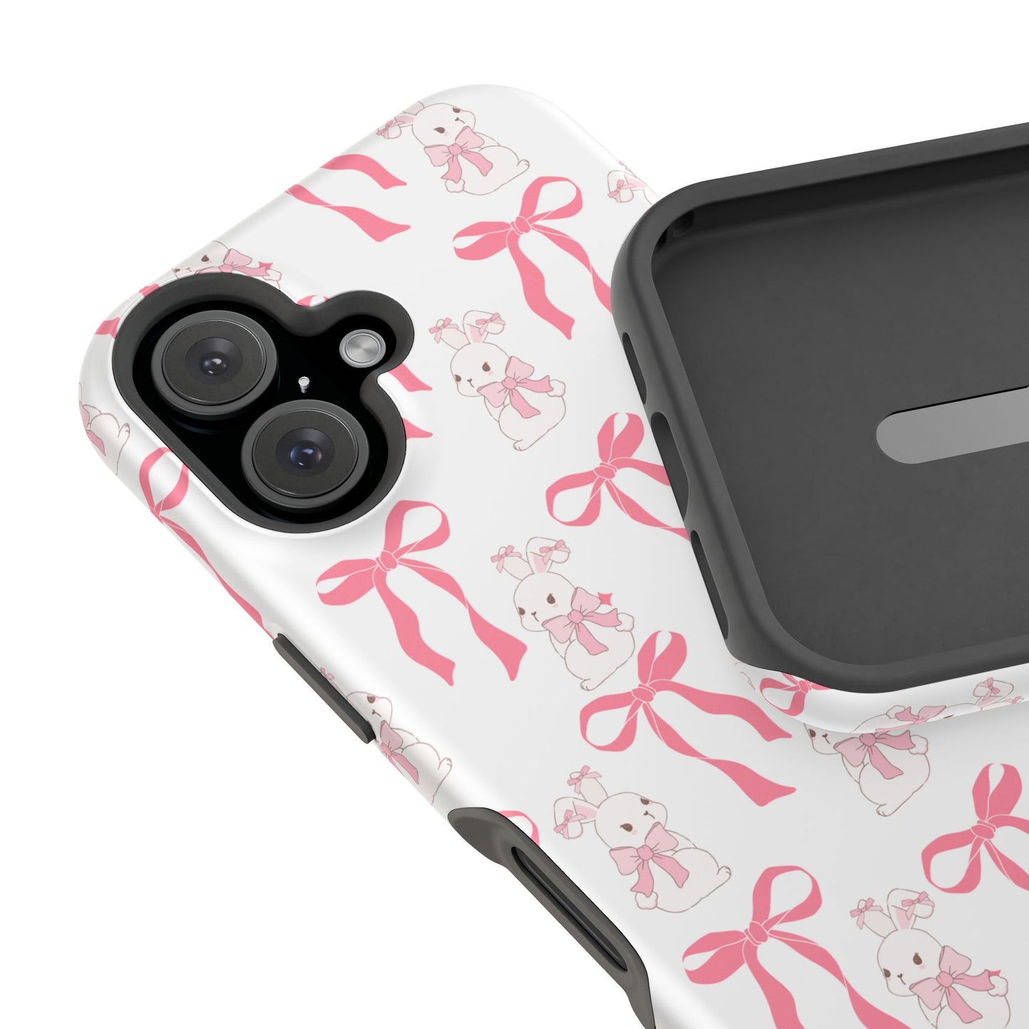 Pink Bows & Bunnies MagSafe iPhone® Case