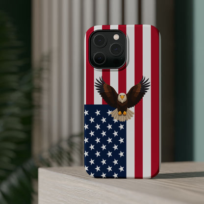 American Flag Magnetic Eagle Phone Case