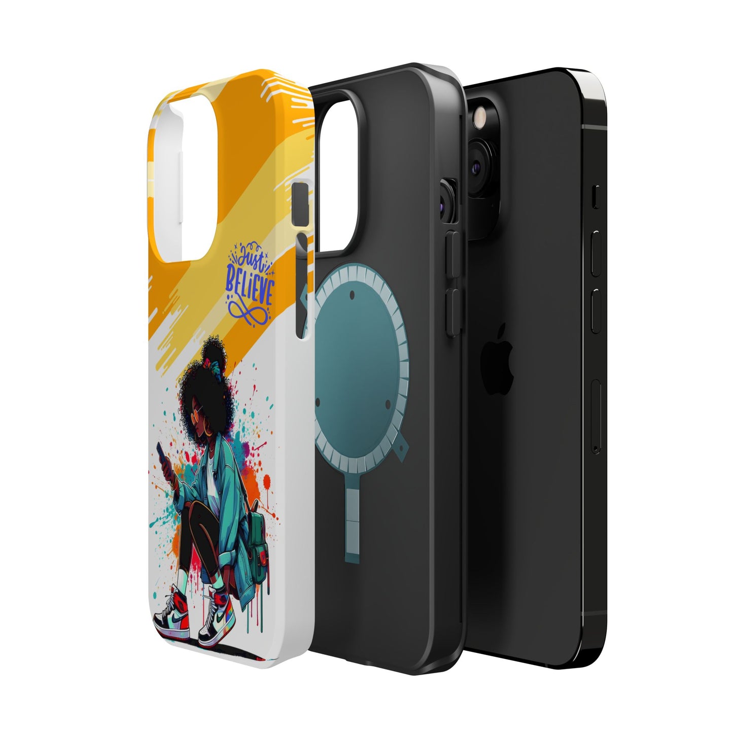 Black Girl Believe MagSafe iPhone® Case