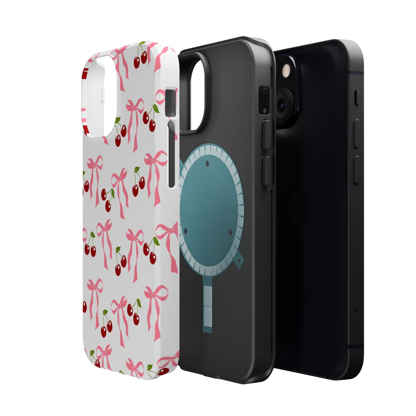 Pink Bows & Cherry MagSafe iPhone® Case