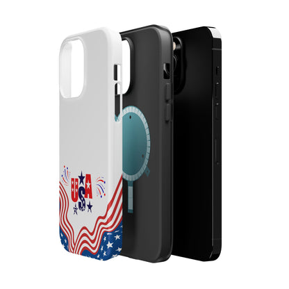 Patriotic Magnetic Phone Case 250 Years Anniversary USA Design