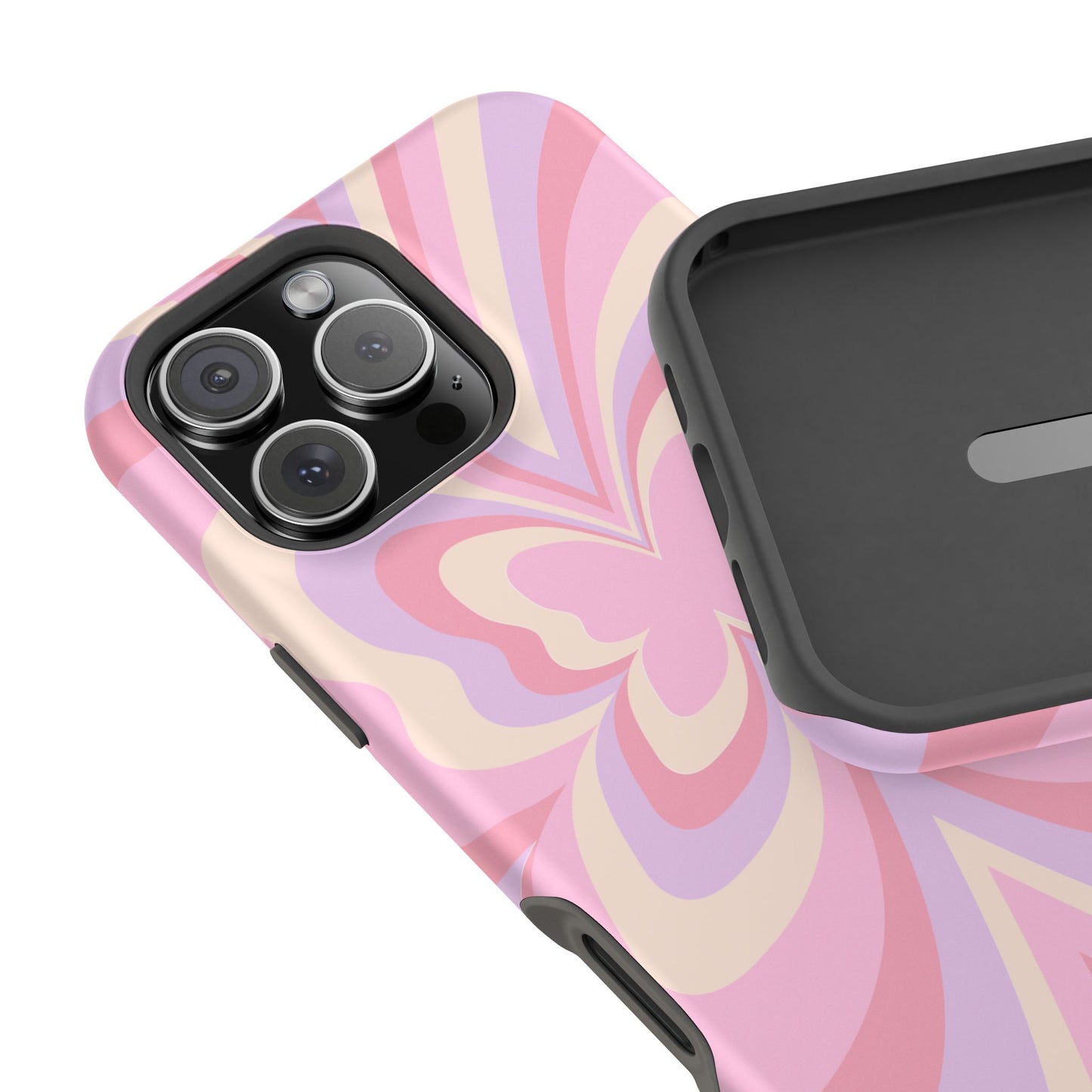 Pink Bow & Butterfly MagSafe iPhone® Case
