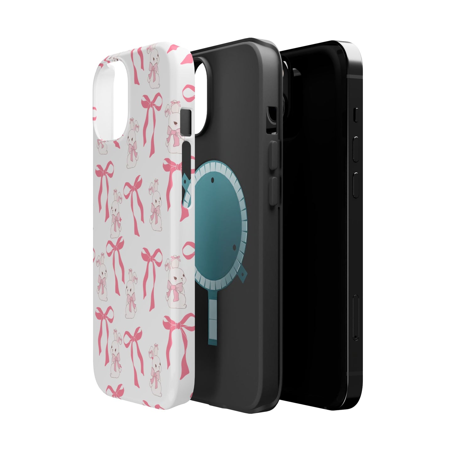 Pink Bows & Bunnies MagSafe iPhone® Case