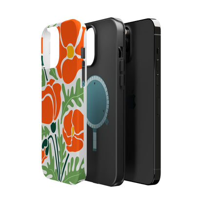 Orange Daisy MagSafe iPhone® Case