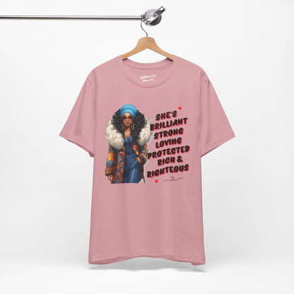 She's Brilliant Soft Cotton Tee