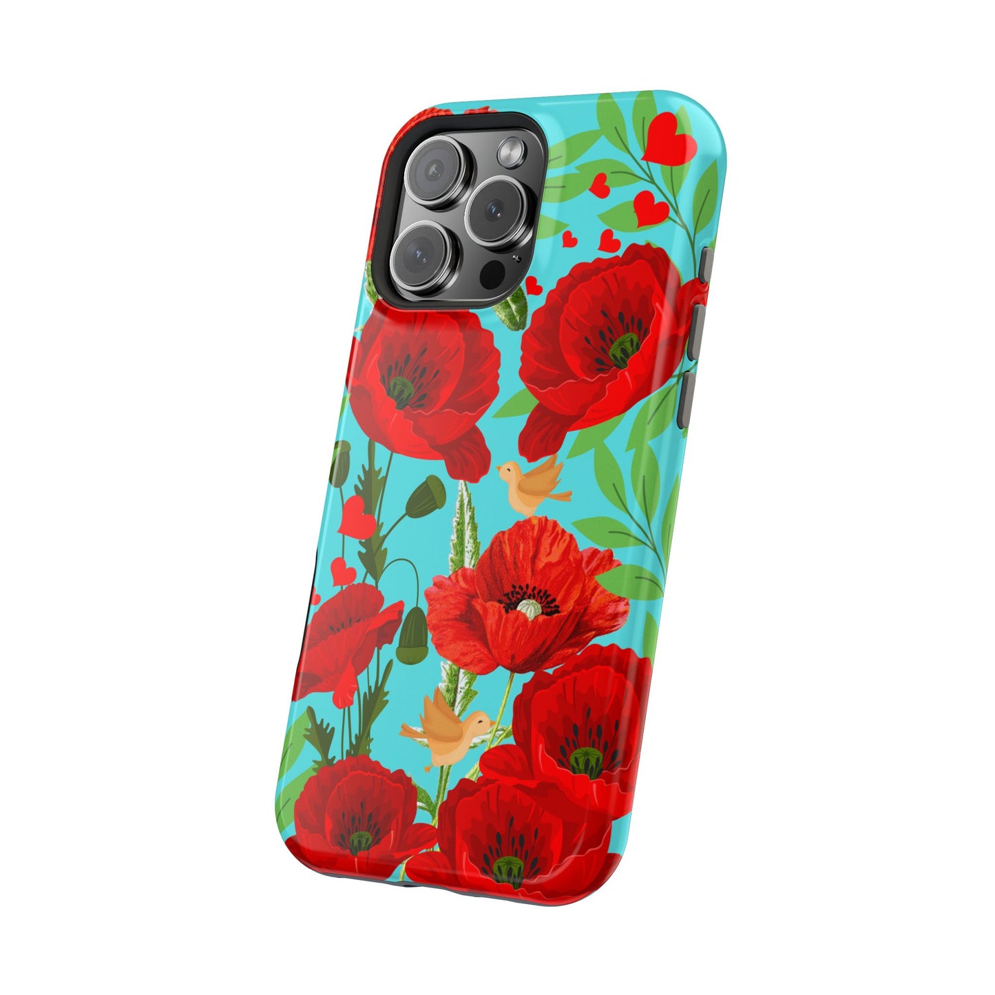 iPhone® 16 Pro Max Case Red Poppy