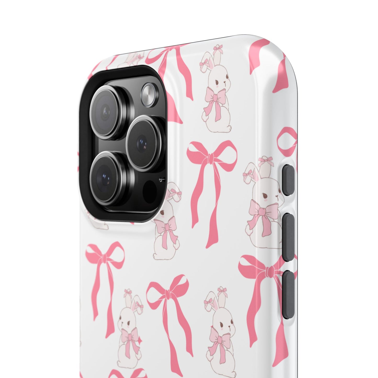 Pink Bows & Bunnies MagSafe iPhone® Case