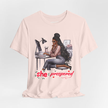 She Prospered Soft Cotton Tee