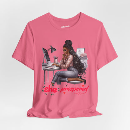 She Prospered Soft Cotton Tee