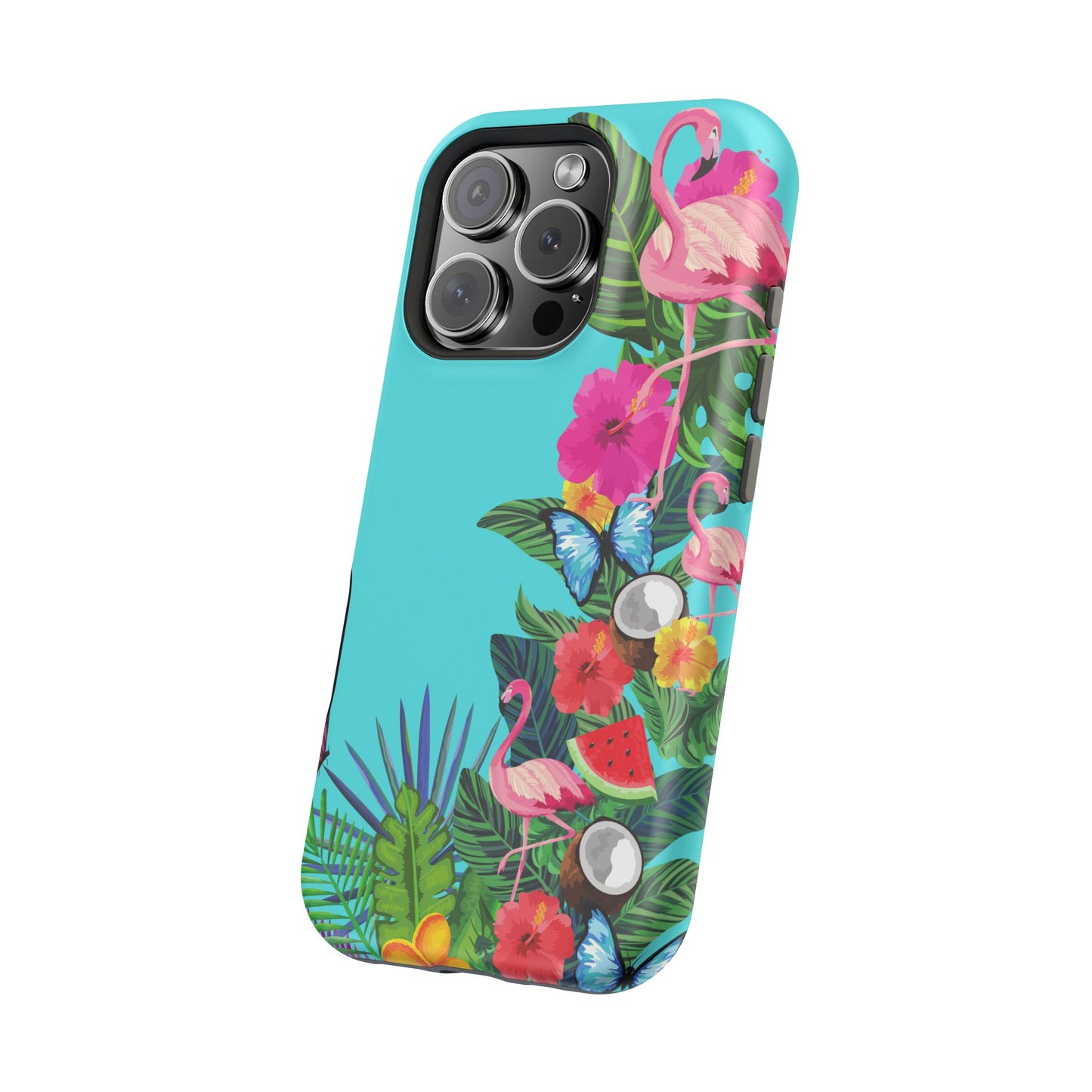 Pink Flamingo MagSafe iPhone® Case