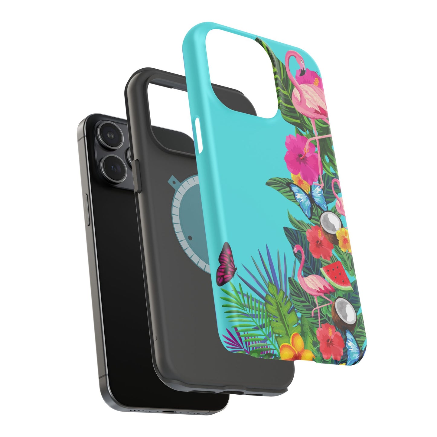 Pink Flamingo MagSafe iPhone® Case