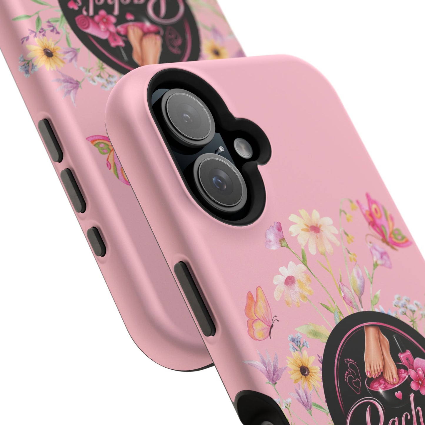 Pink Floral Rachel’s Spa Magnetic Impact-Resistant Case