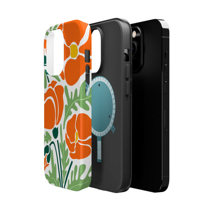 Orange Daisy MagSafe iPhone® Case