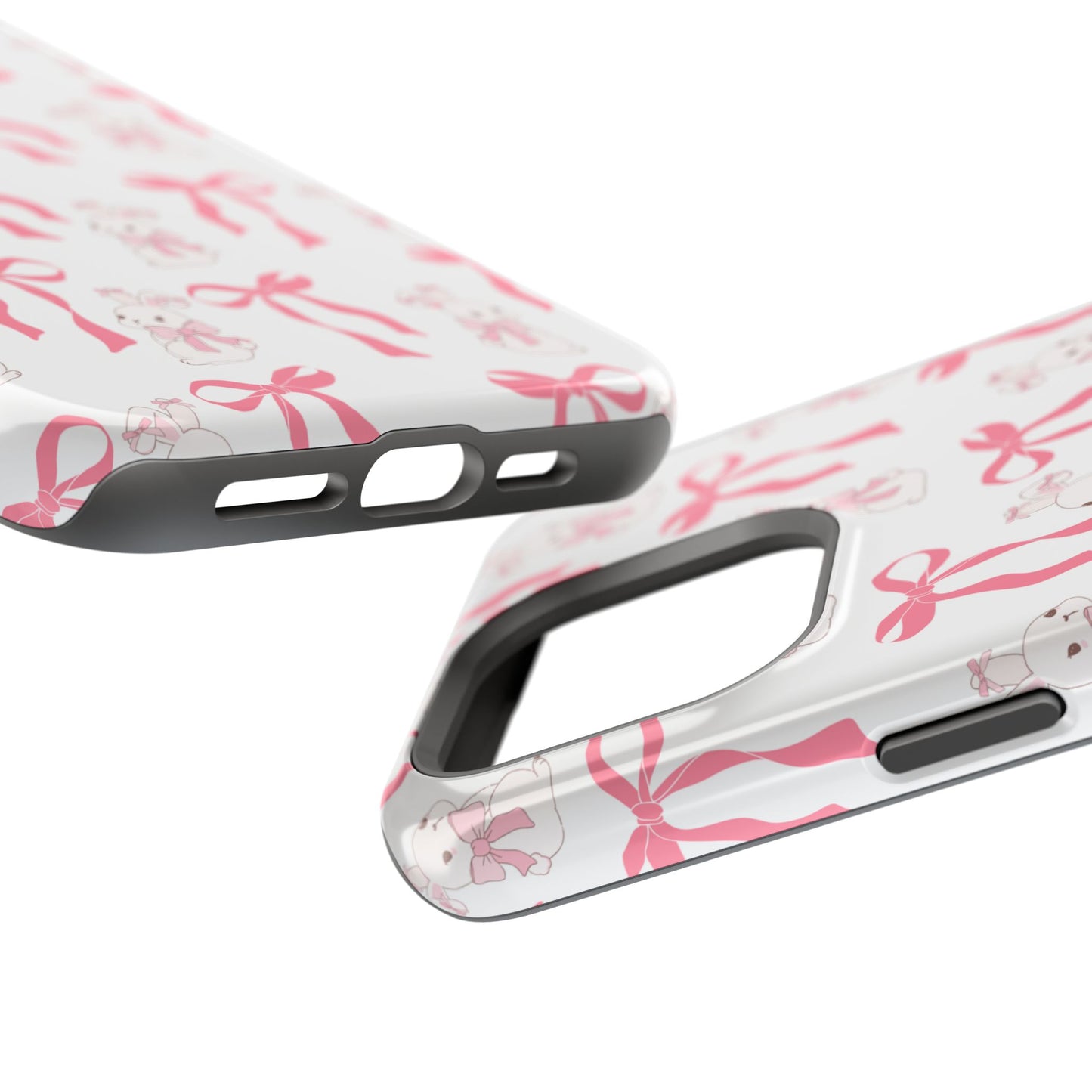 Pink Bows & Bunnies MagSafe iPhone® Case
