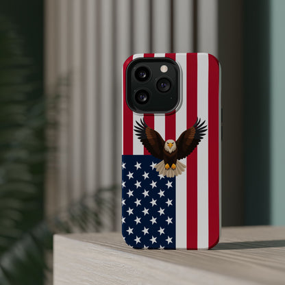 American Flag Magnetic Eagle Phone Case