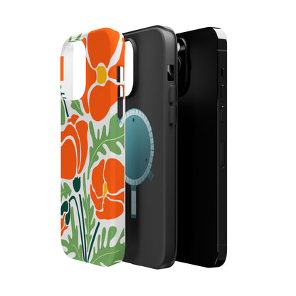 Orange Daisy MagSafe iPhone® Case