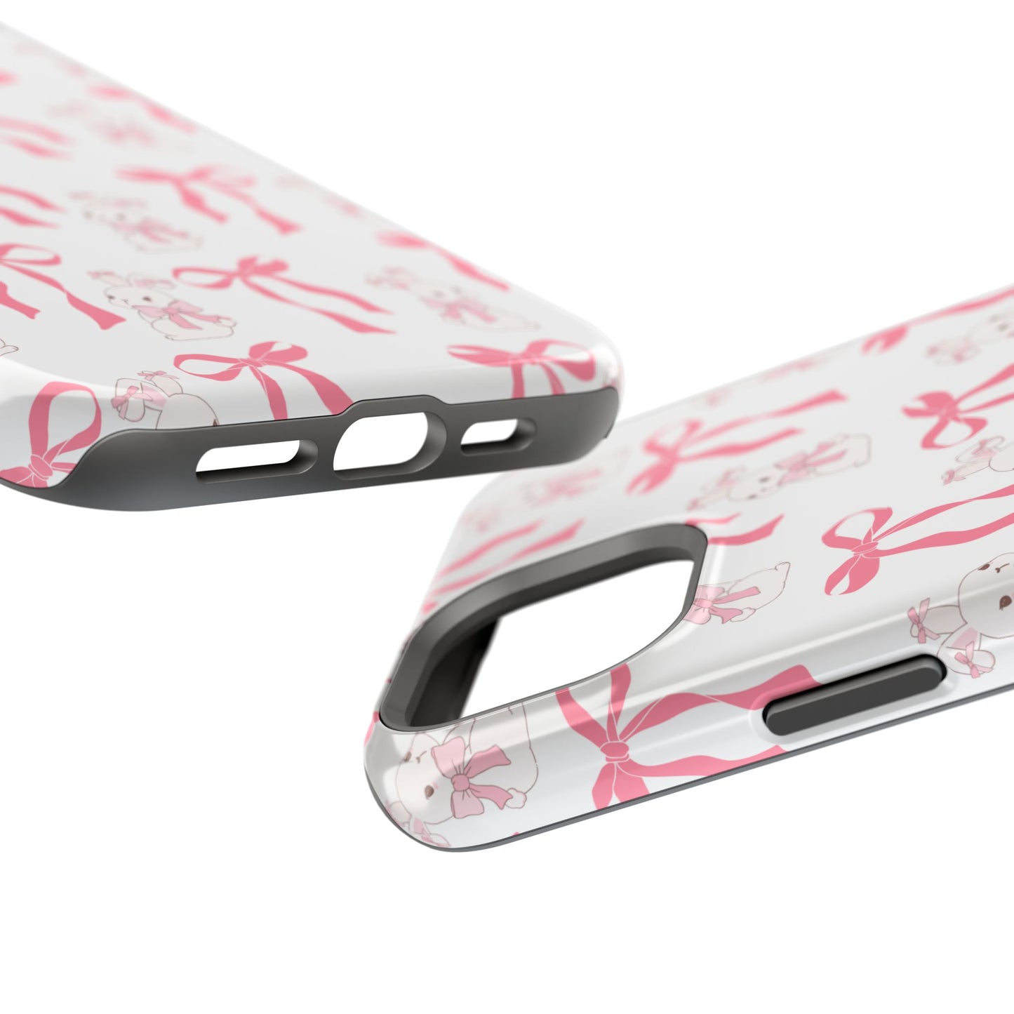 Pink Bows & Bunnies MagSafe iPhone® Case