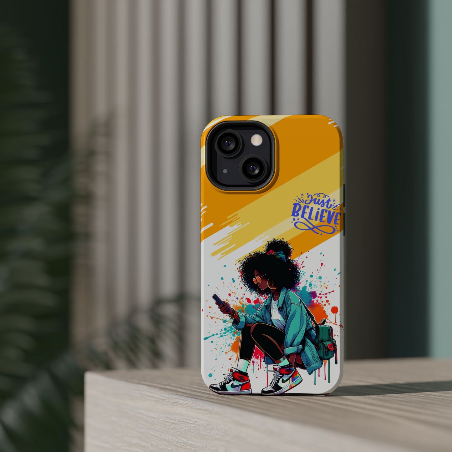 Black Girl Believe MagSafe iPhone® Case