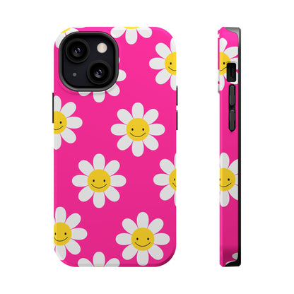 Pink Flowers MagSafe iPhone® Case
