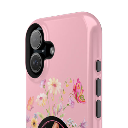 Pink Floral Rachel’s Spa Magnetic Impact-Resistant Case