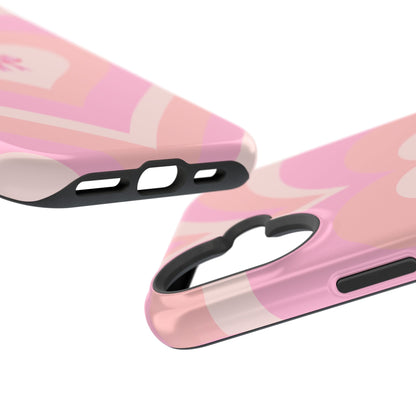 Pink Bow & Big Hearts MagSafe iPhone® Case