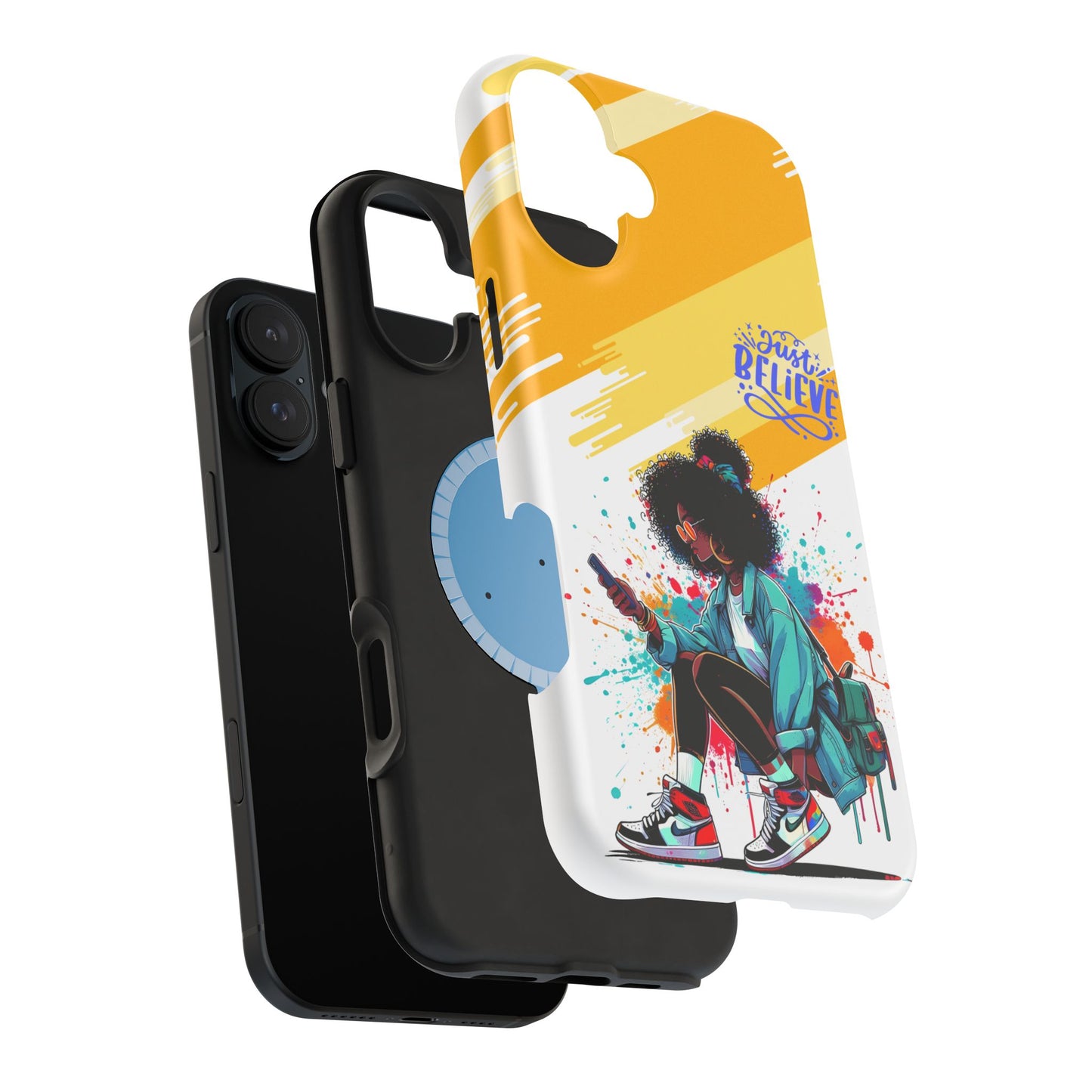 Black Girl Believe MagSafe iPhone® Case