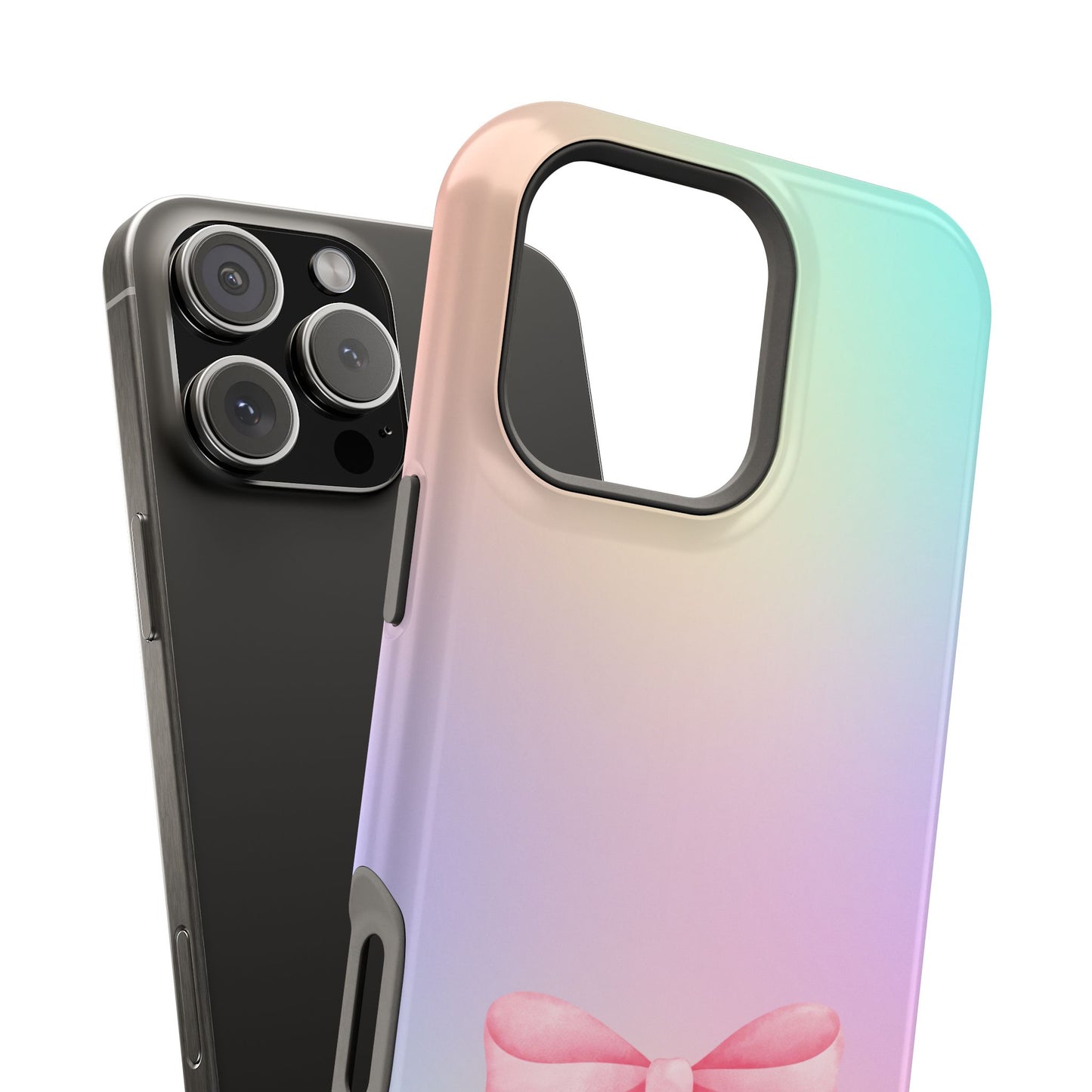 Pink Bow & Cotton Candy MagSafe iPhone® Case