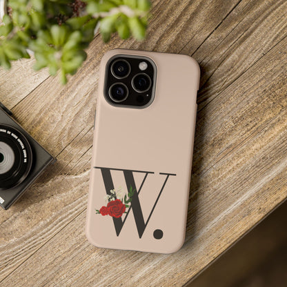 Personalized Letter W MagSafe iPhone® Case