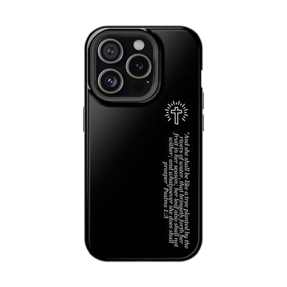 She Shall be Planted MagSafe iPhone® Case Black