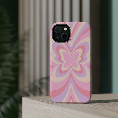 Pink Bow & Butterfly MagSafe iPhone® Case