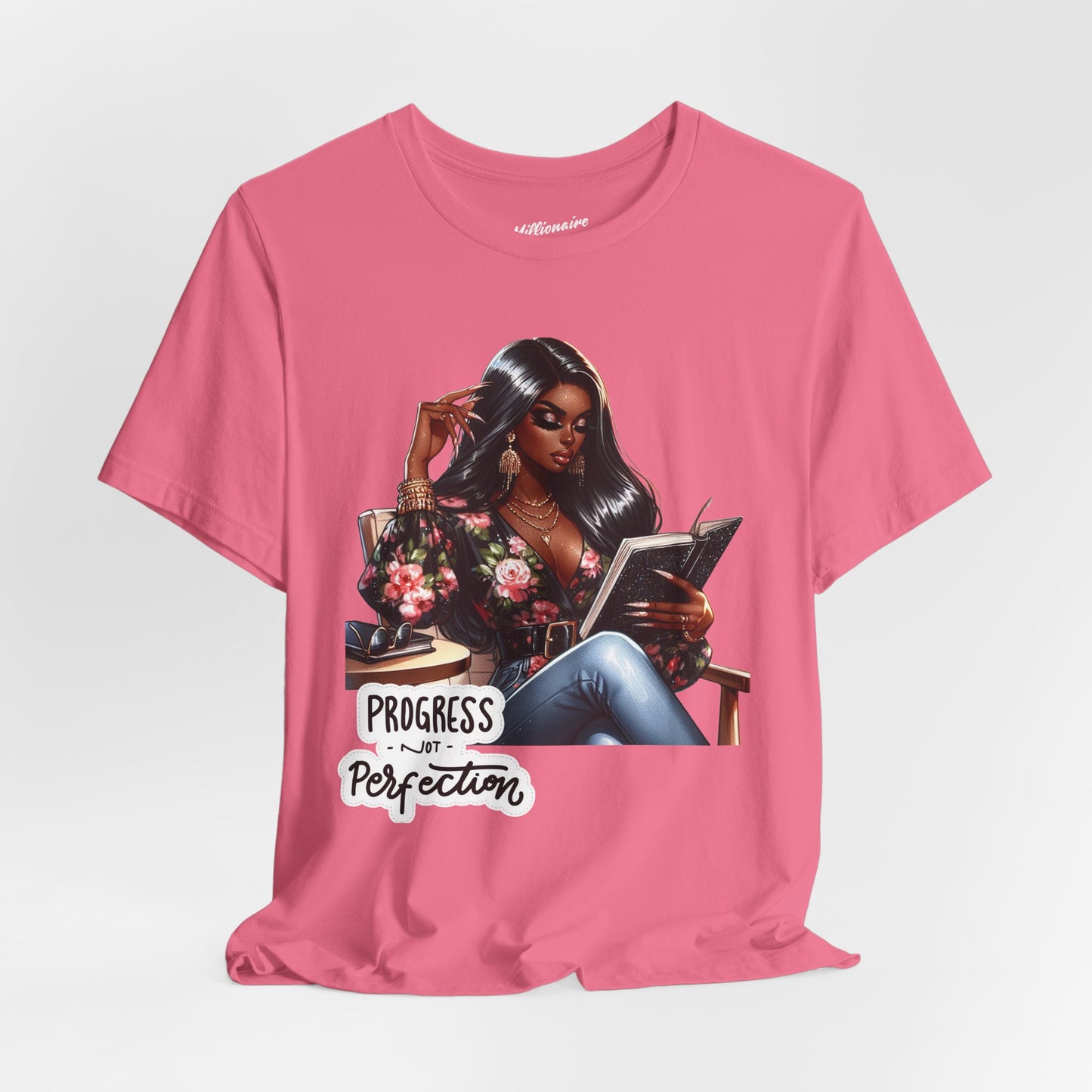 Progress Not Perfection Soft Cotton Tee