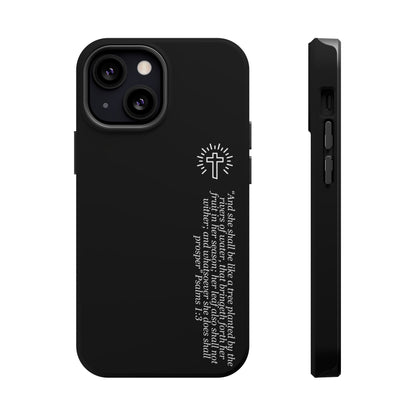 She Shall be Planted MagSafe iPhone® Case Black