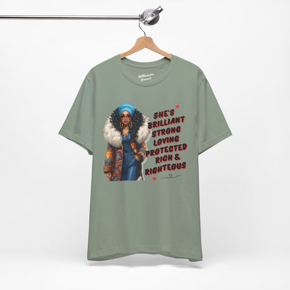 She's Brilliant Soft Cotton Tee