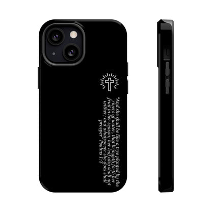She Shall be Planted MagSafe iPhone® Case Black