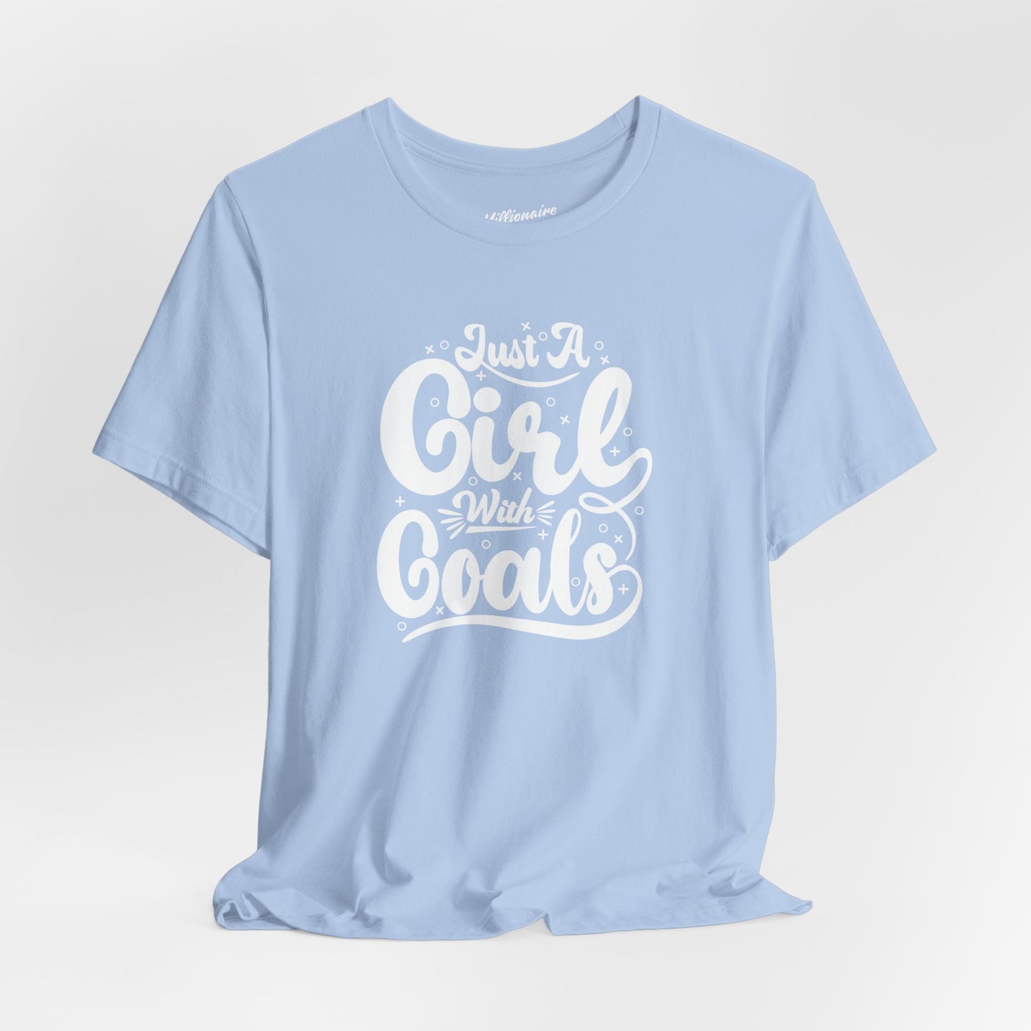 Just a Girl with Goals Soft Cotton Tee