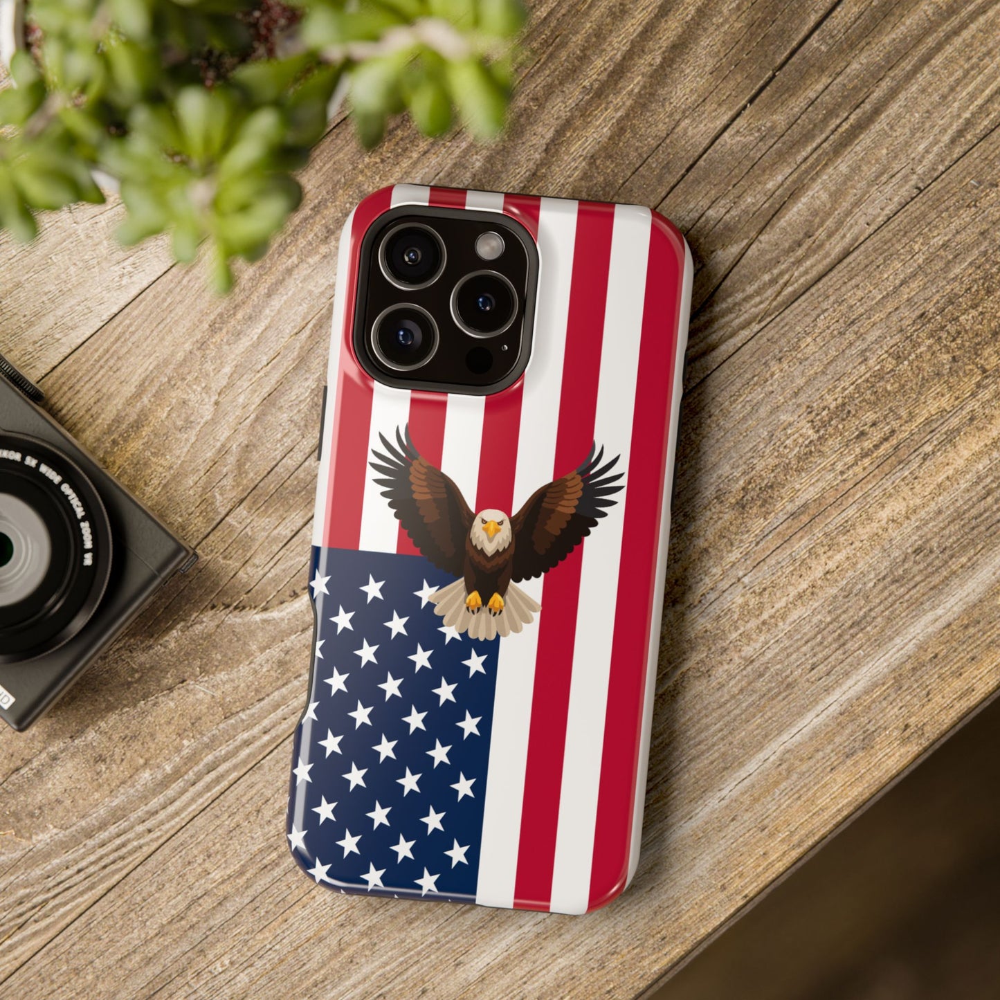 American Flag Magnetic Eagle Phone Case
