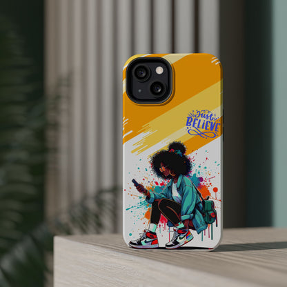 Black Girl Believe MagSafe iPhone® Case