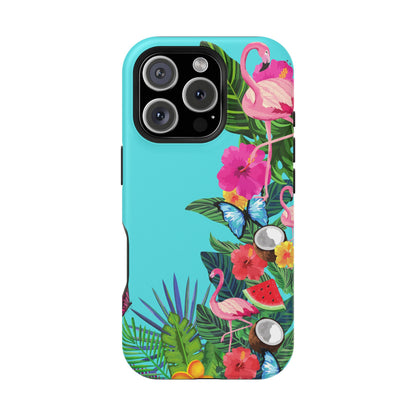 Pink Flamingo MagSafe iPhone® Case