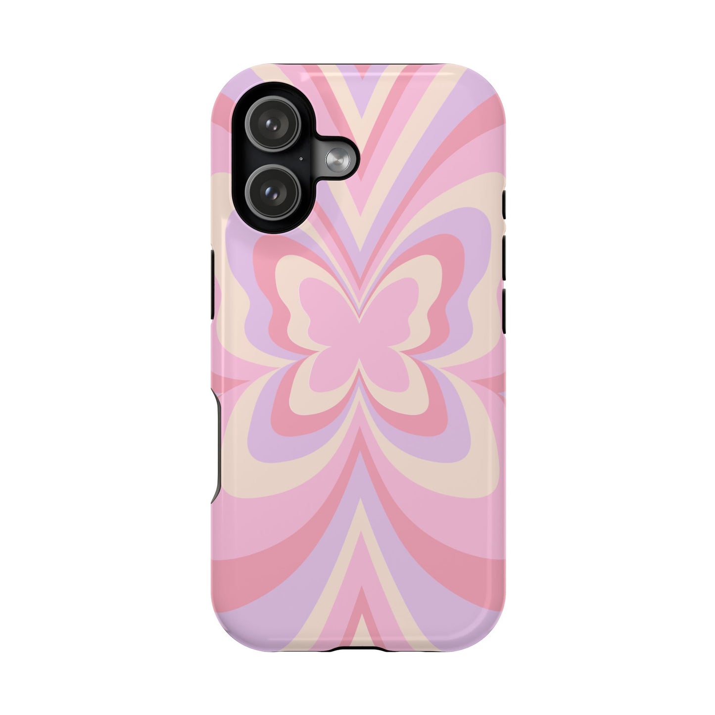Pink Bow & Butterfly MagSafe iPhone® Case