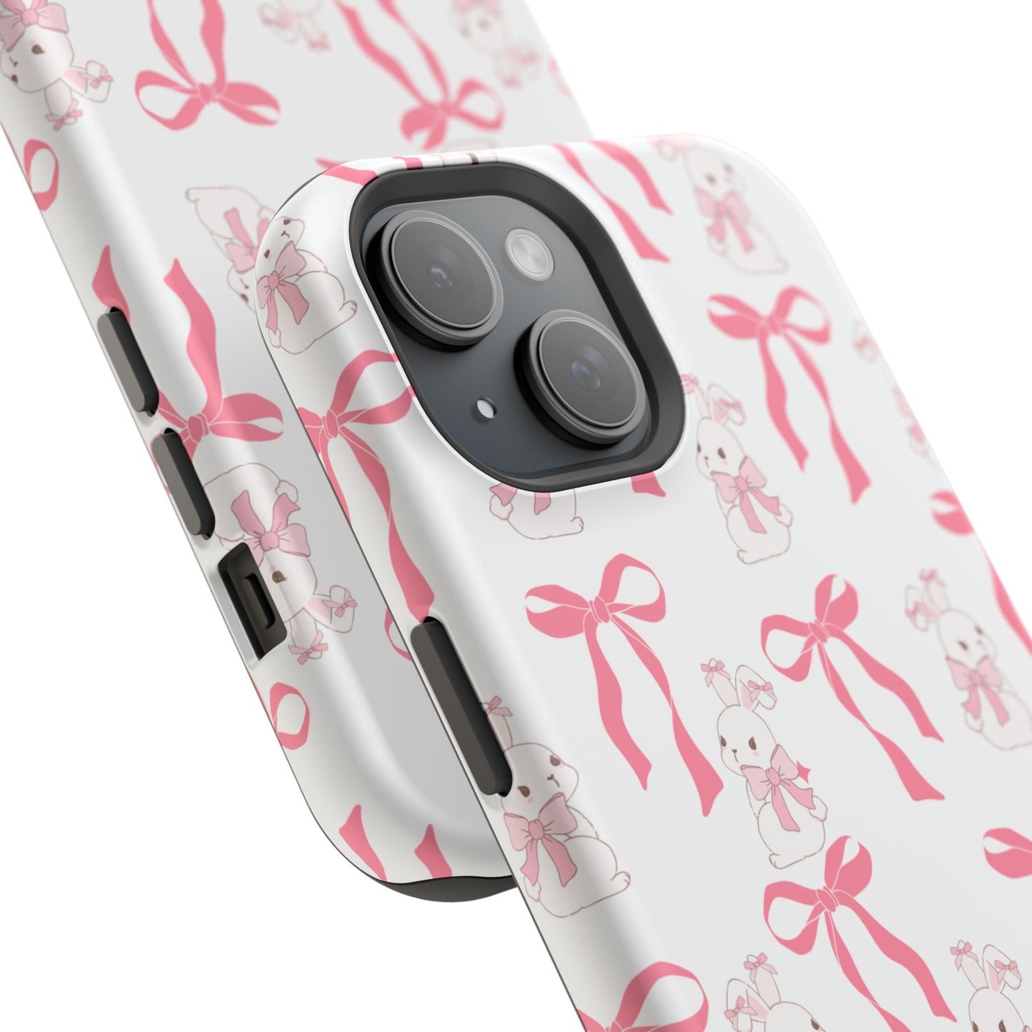 Pink Bows & Bunnies MagSafe iPhone® Case