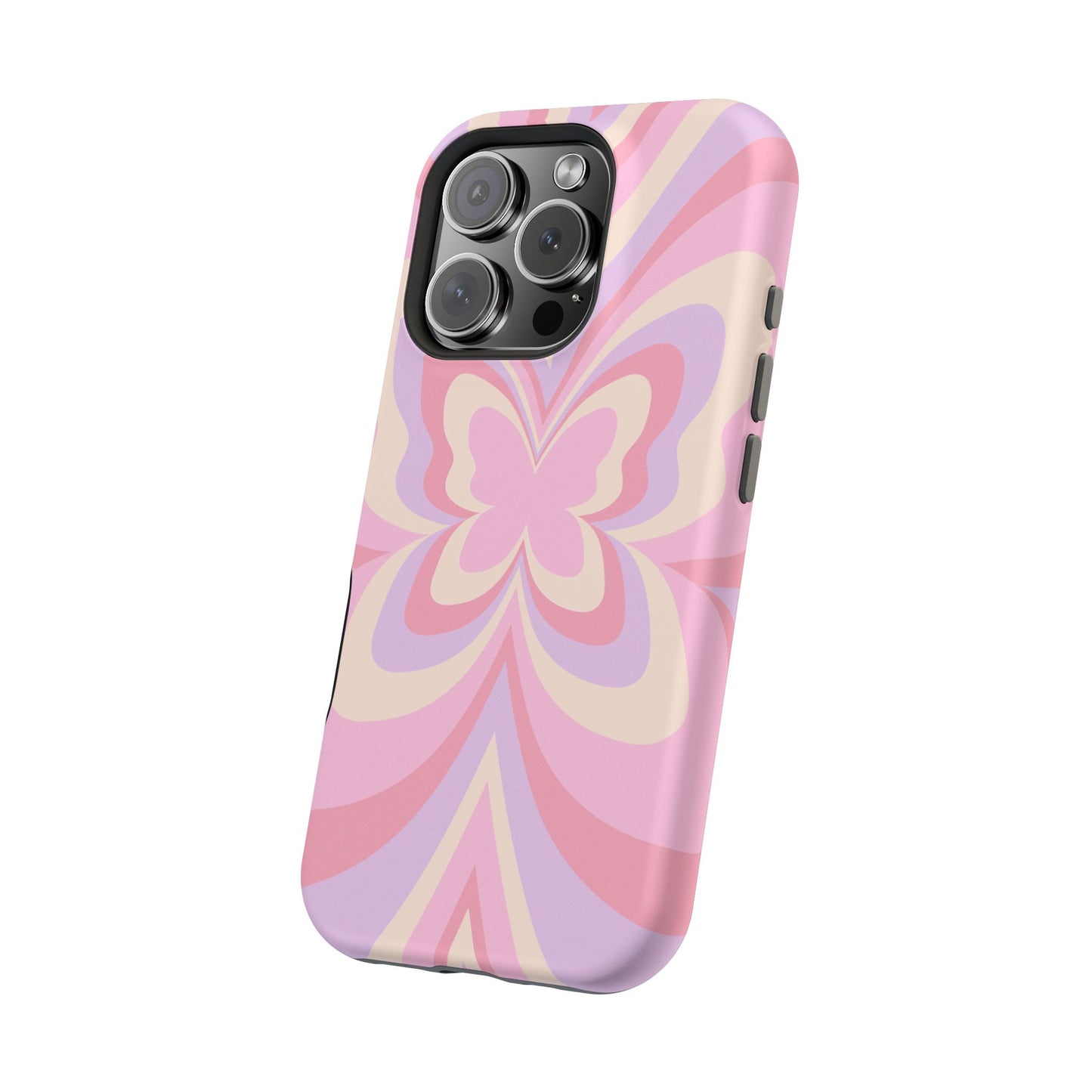 Pink Bow & Butterfly MagSafe iPhone® Case