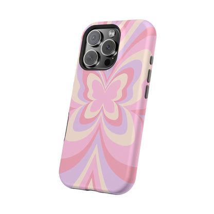 Pink Bow & Butterfly MagSafe iPhone® Case