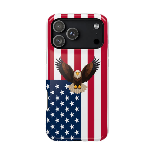 American Flag Magnetic Eagle Phone Case
