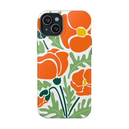 Orange Daisy MagSafe iPhone® Case