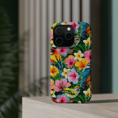 Tropical Birds MagSafe iPhone® Case