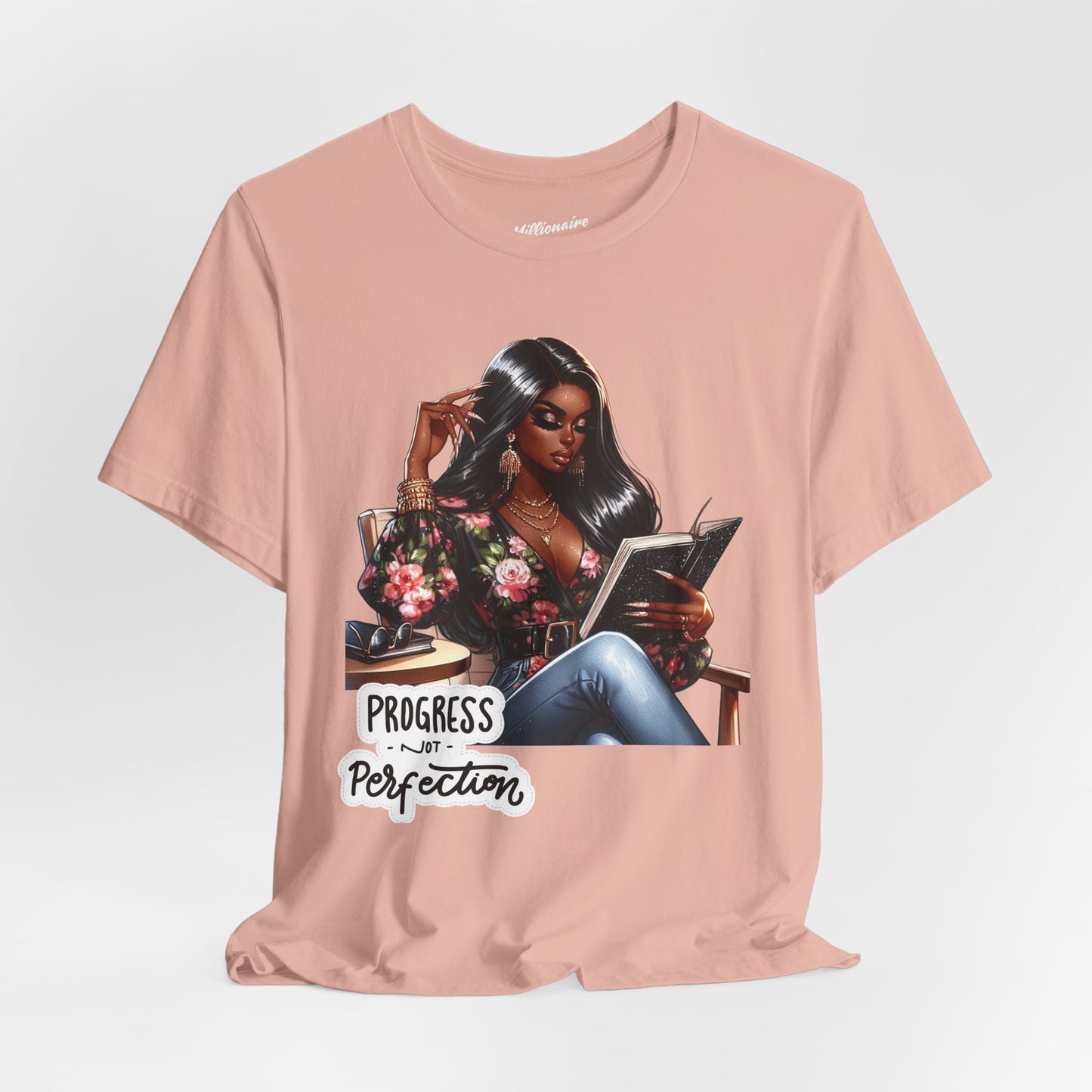 Progress Not Perfection Soft Cotton Tee