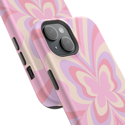 Pink Bow & Butterfly MagSafe iPhone® Case