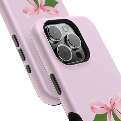 Pink Bow & Cherry MagSafe iPhone® Case