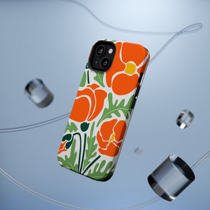 Orange Daisy MagSafe iPhone® Case